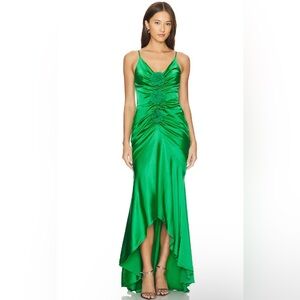 Lovers and Friends liz Gown in green size S